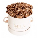  Mila-Roses-00979 Mila Velvet Small Nude Velvet Small - Metallic Copper