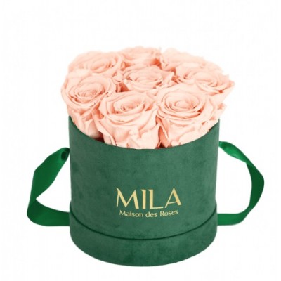 Produit Mila-Roses-01034 Mila Velvet Small Emeraude Velvet Small - Pure Peach