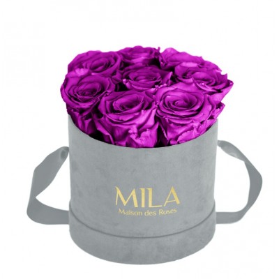 Produit Mila-Roses-01044 Mila Velvet Small Light Grey Velvet Small - Violin