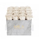  Mila-Roses-01110 Mila Medium Marble Marble - White Cream