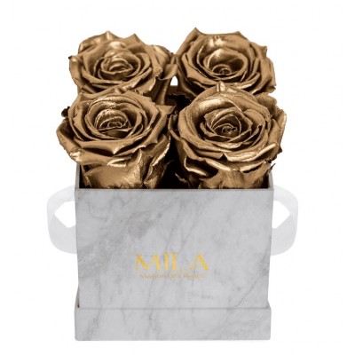 Produit Mila-Roses-01125 Mila Mini Marble Marble - Metallic Gold