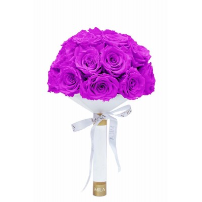 Produit Mila-Roses-01164 Mila Large Bridal Bouquet - Violin