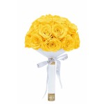  Mila-Roses-01170 Mila Large Bridal Bouquet - Yellow Sunshine