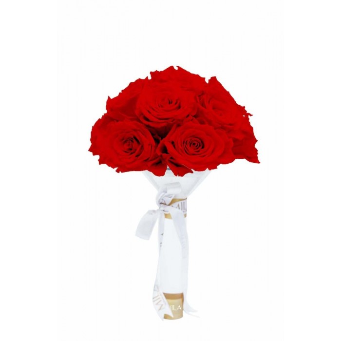 Mila Small Bridal Bouquet - Rouge Amour