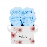  Mila-Roses-01222 Mila Limited Edition Flower Mini - Baby blue