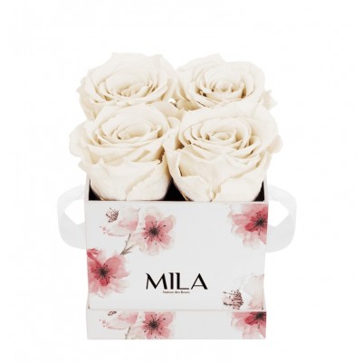 Produit Mila-Roses-01235 Mila Limited Edition Flower Mini - White Cream