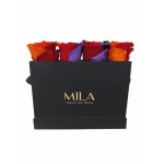  Mila-Roses-01355 Mila Classic Mini Table Black - Rainbow