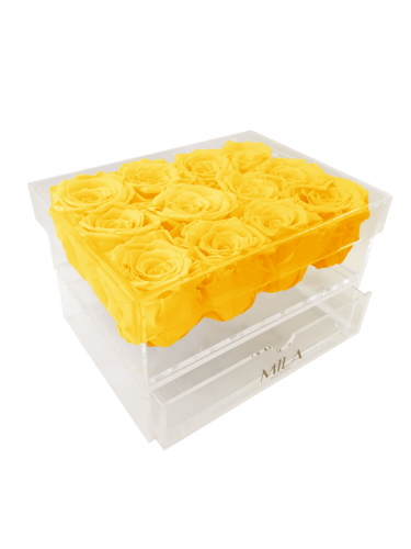 Produit Mila-Roses-01533 Mila Acrylic Medium Bijou - Yellow Sunshine