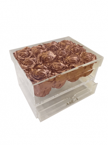 Produit Mila-Roses-01534 Mila Acrylic Medium Bijou - Metallic Copper