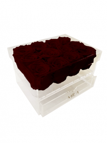 Produit Mila-Roses-01539 Mila Acrylic Medium Bijou - Rubis Rouge