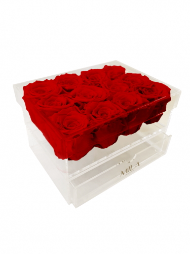 Produit Mila-Roses-01540 Mila Acrylic Medium Bijou - Rouge Amour