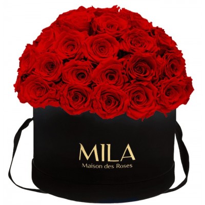 Produit Mila-Roses-01594 Mila Classique Large Dome Black - Rouge Amour