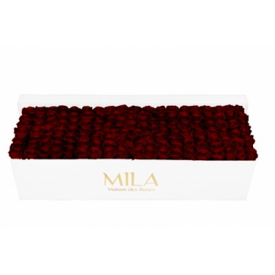 Produit Mila-Roses-01728 Mila Classic Royal White - Rubis Rouge