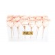 Mila Acrylic Table - Pure Peach