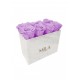 Mila Acrylic White Marble - Lavender