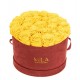 Mila Burgundy Velvet Large - Yellow Sunshine