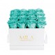 Mila Classic Medium White - Aquamarine