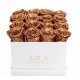 Mila Classic Medium White - Metallic Copper