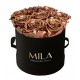 Mila Classic Small Black - Metallic Copper