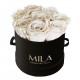 Mila Classic Small Black - White Cream