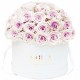 Mila Classique Large Dome White - Pink bottom