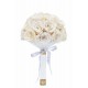 Mila Large Bridal Bouquet - White Cream