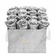 Mila Medium Marble Marble - Metallic Silver