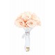 Mila Small Bridal Bouquet - Pure Peach