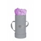 Mila Velvet Baby Light Grey Velvet Baby - Lavender